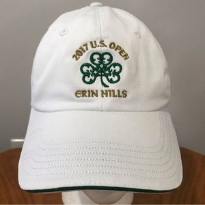 2017 US Open Erin Hills Gold USGA Member White Adjustable Hat
